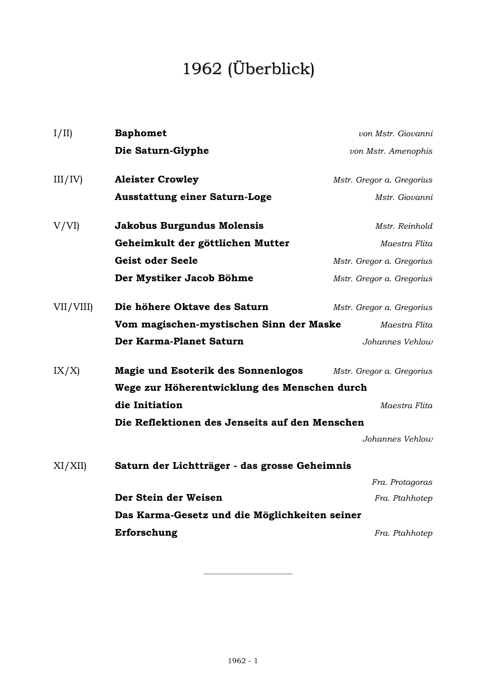 blatter-fur-angewandte-okkulte-lebenskunst-1962 cover