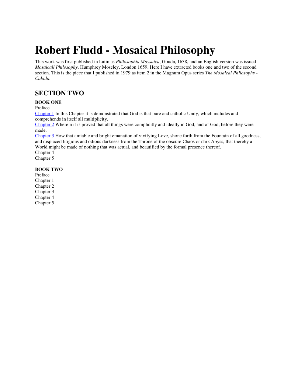 Mosaical Philosophy\374 cover