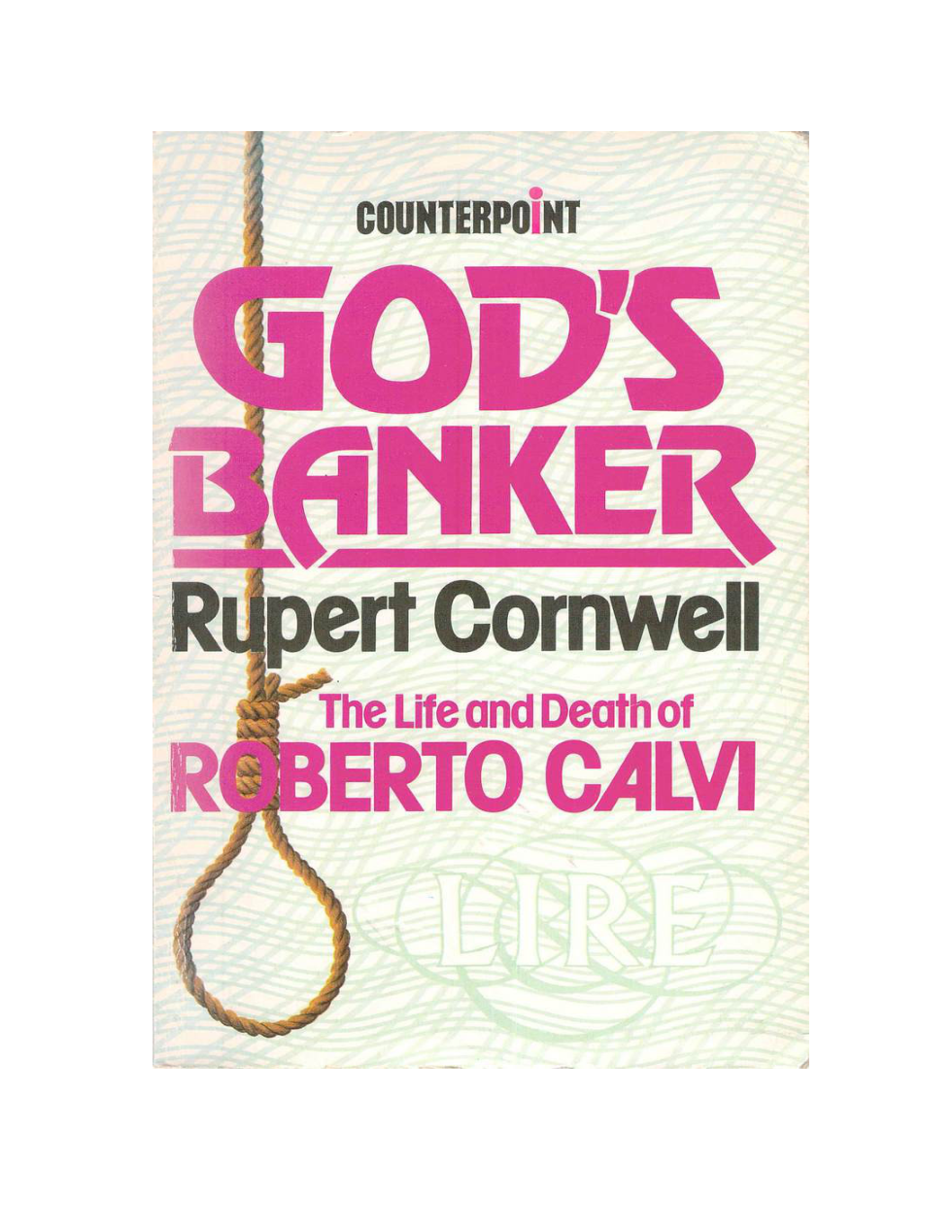 God's Banker - Rupert Cornwell cover