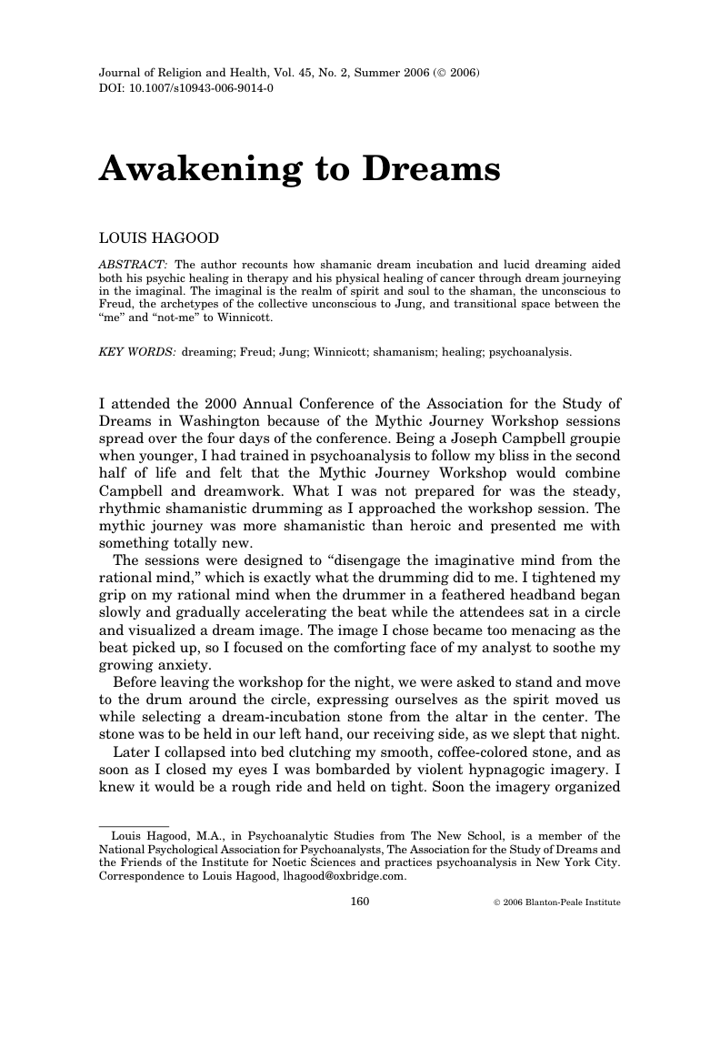 Awakening to Dreams cover