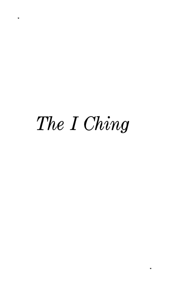 I Ching - Legge1899 cover