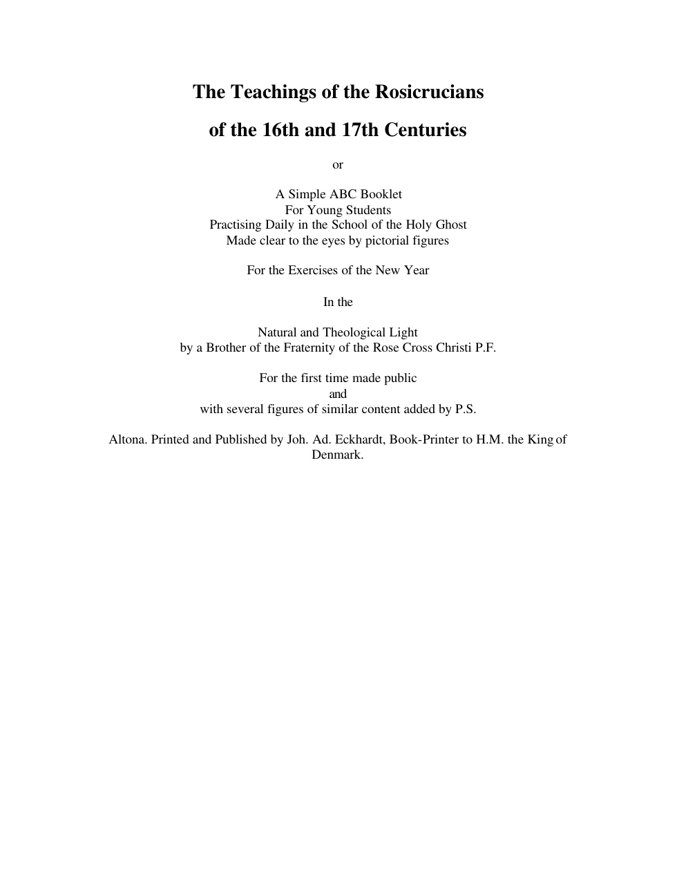 Secret Symbols of the Rosicrucians cover