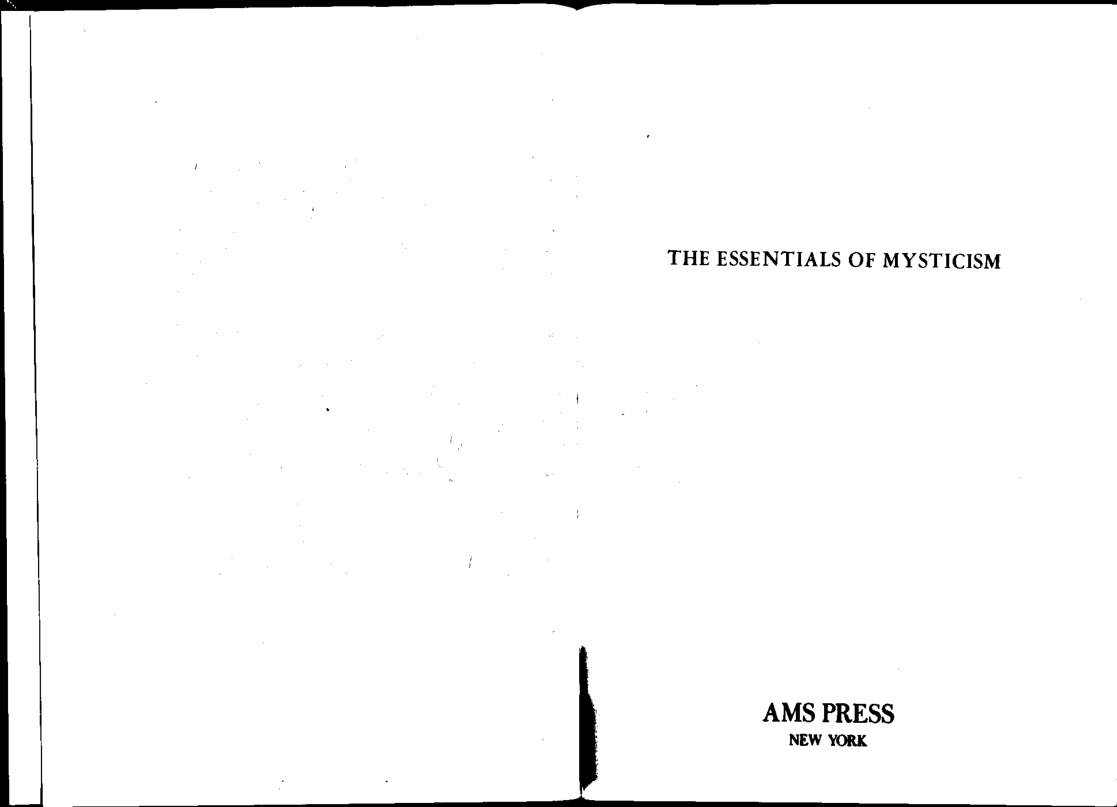 Evelyn Underhill - Essentials Of Mysticism cover