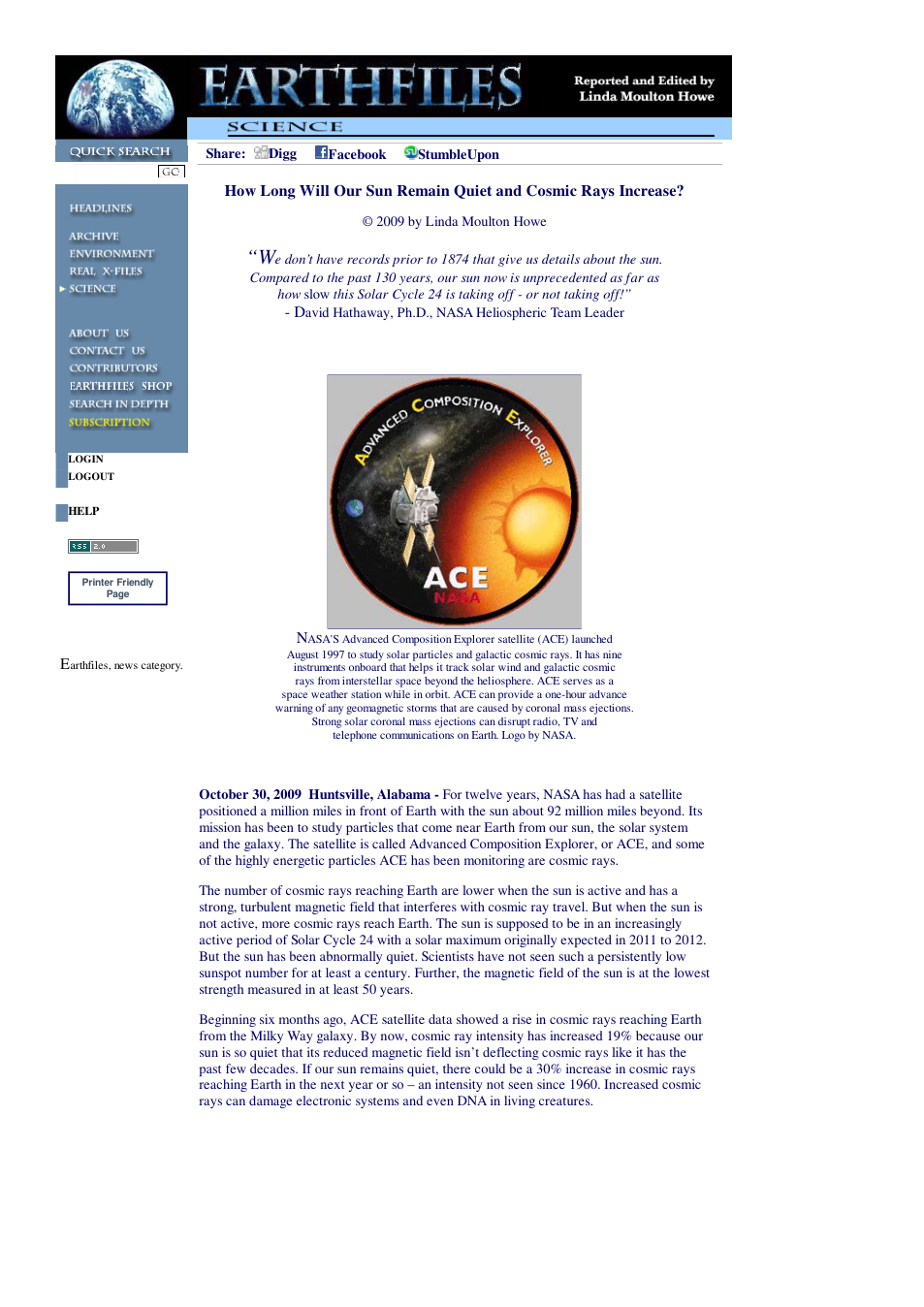 Earthfiles.com Science | Ho... cover