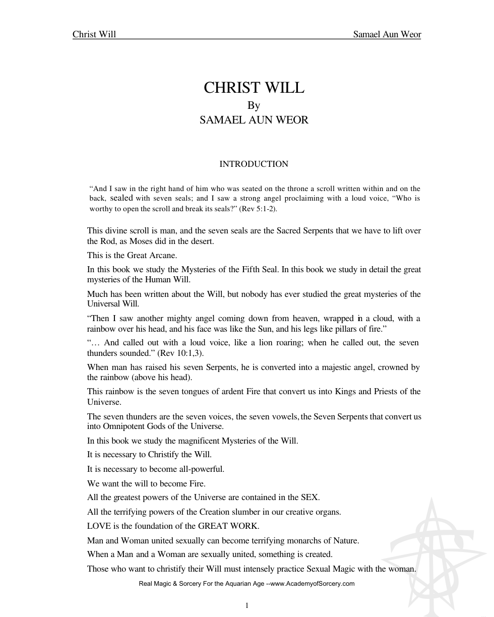 christ will cover