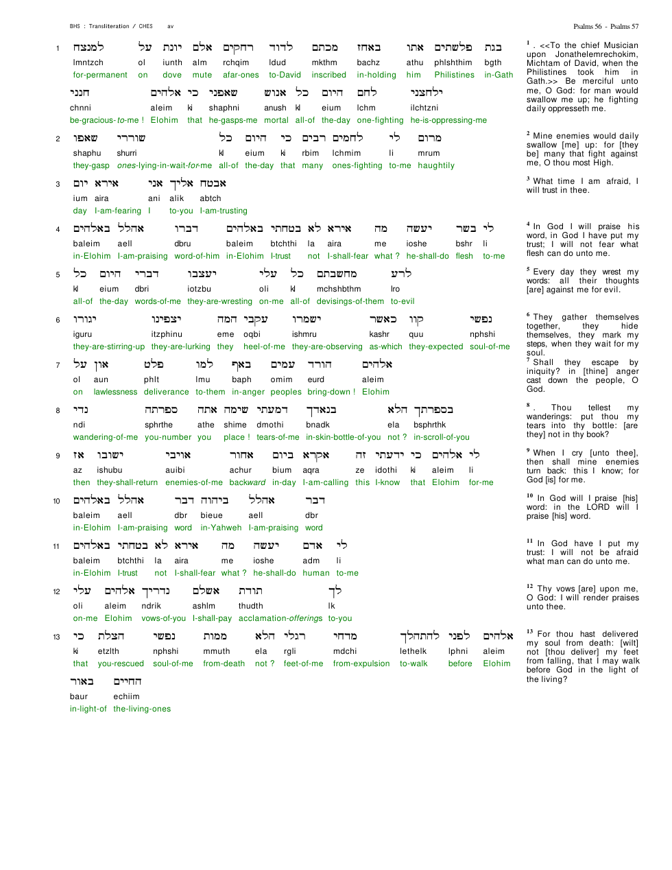 19056-The Book Of Psalms Chapter-056 cover