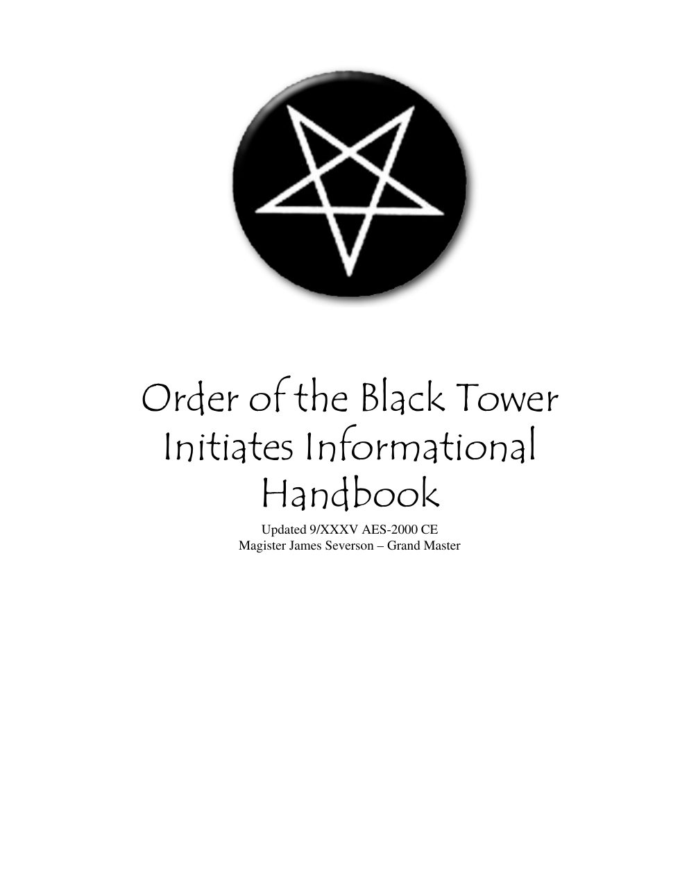 handbook cover