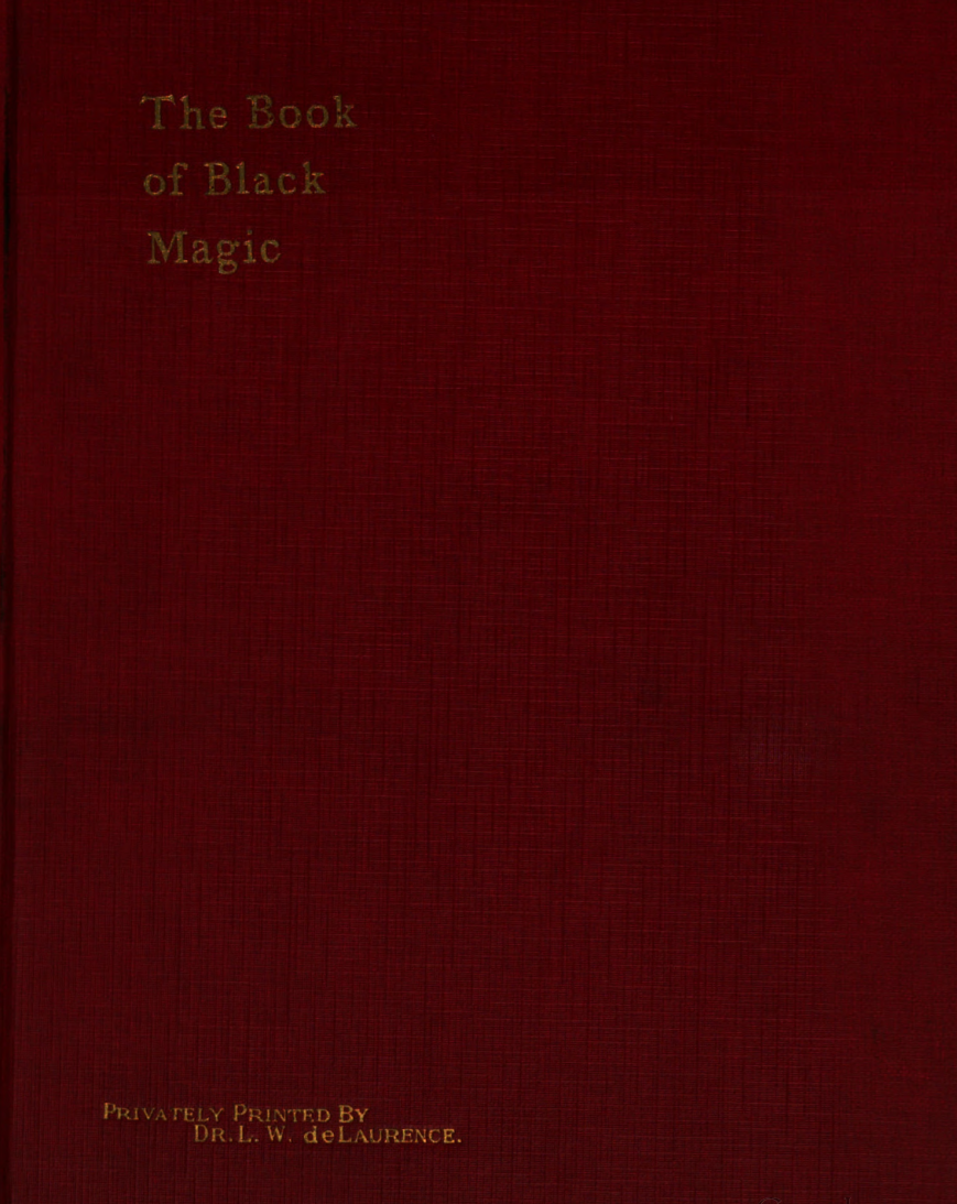 Book Of Black Magic(1910) cover