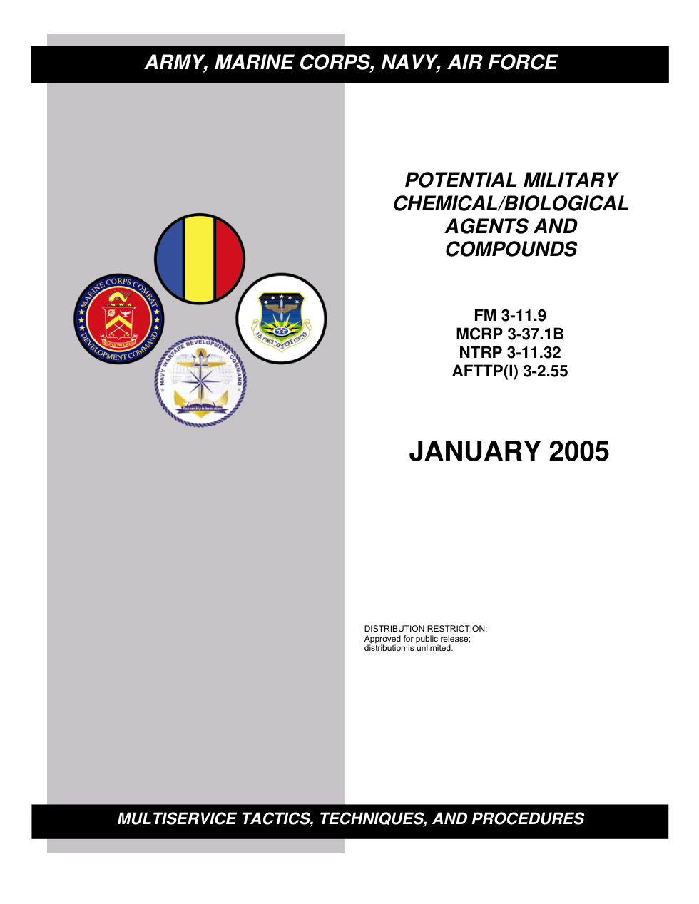 Potential Mil.Chem.Bio.Agents&Compounds 2005 318p. cover