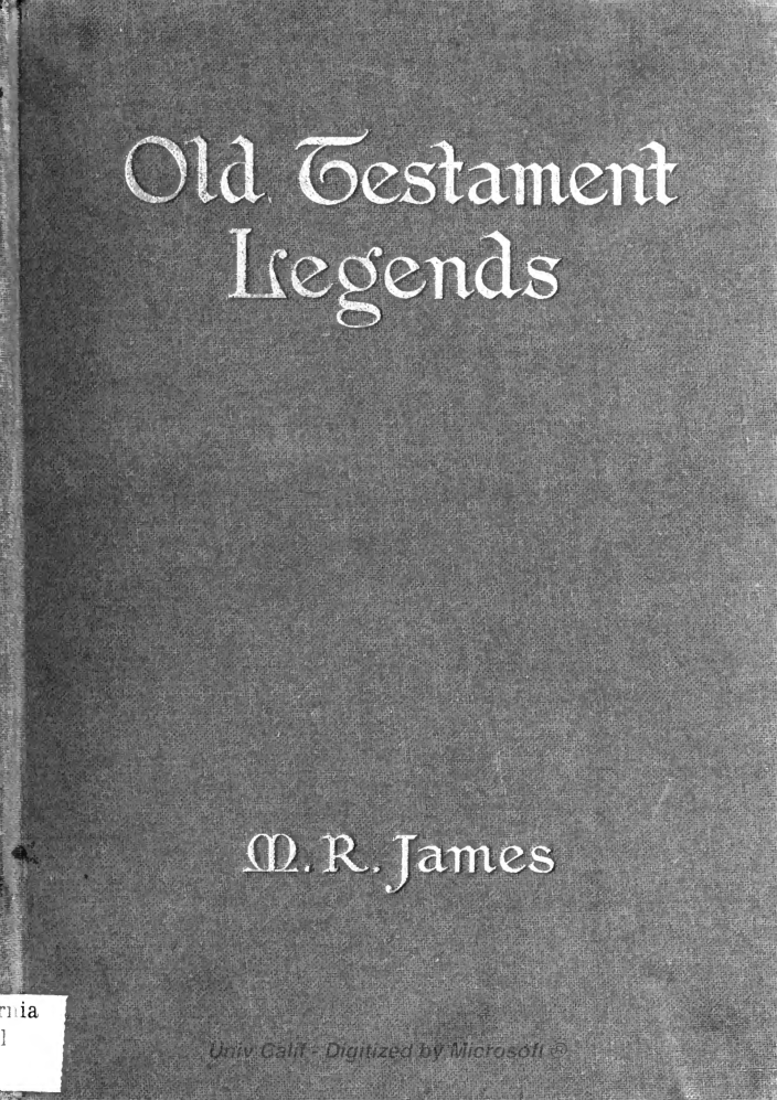 M. R. James - Old Testament Legends cover