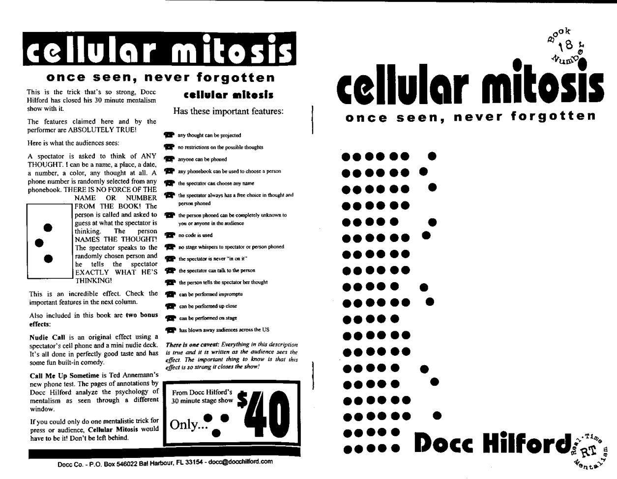 Docc Hilford - Cellular Mitosis cover