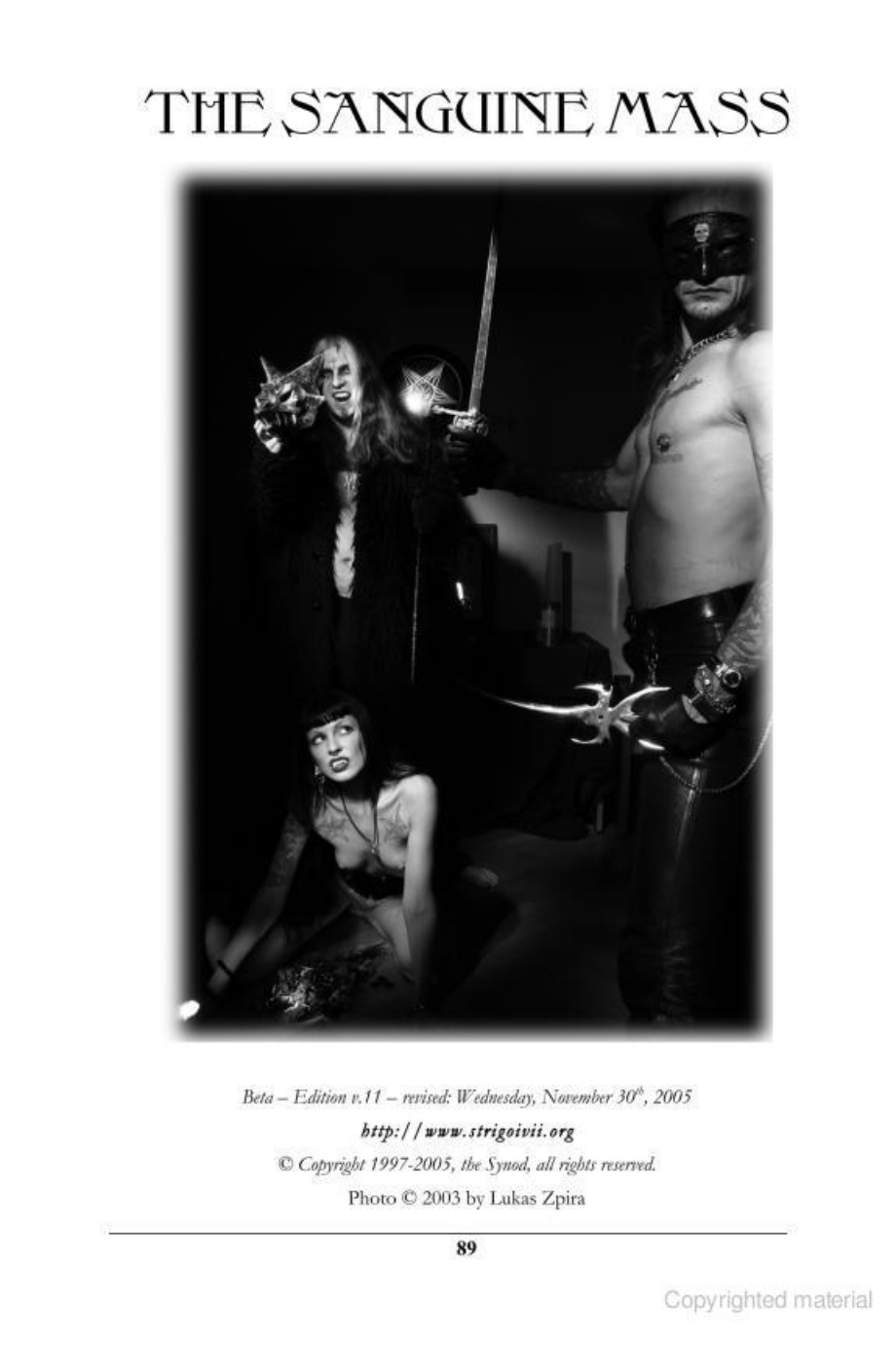 The Sanguine Mass cover