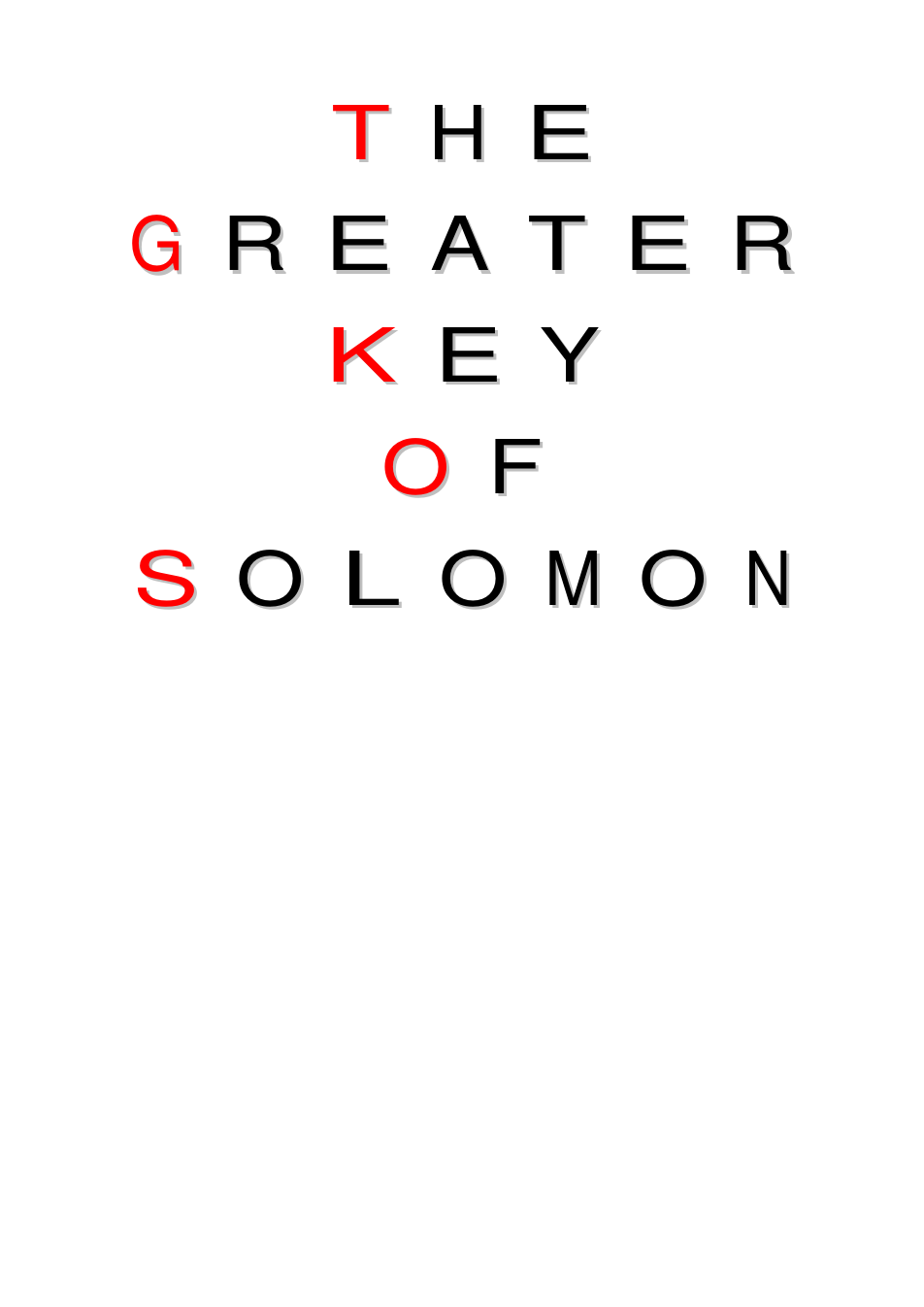 The Greater Key of Solomon - Books I & II cover