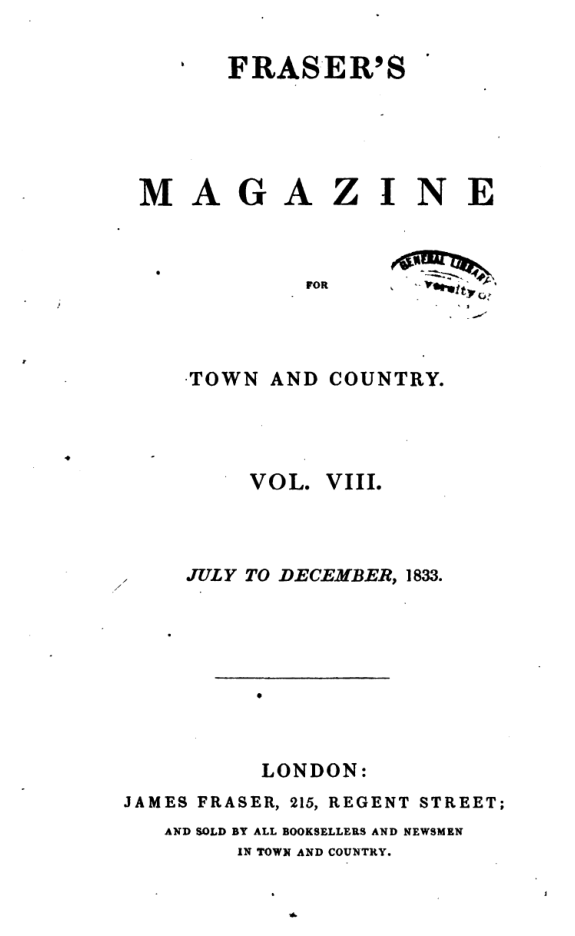The Book of Enoch - Frasers Magazine cover