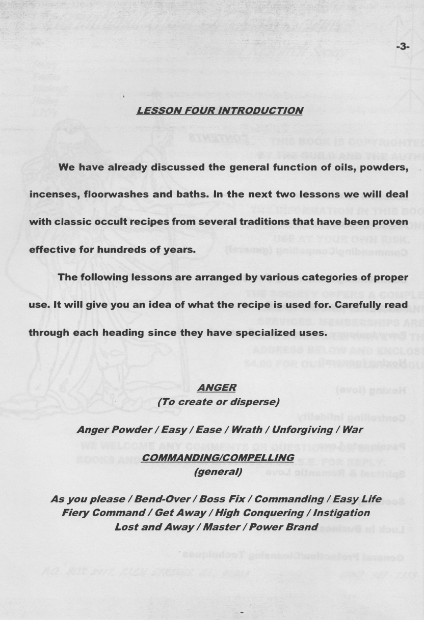 IGOS Sorcery Course Lesson IV cover