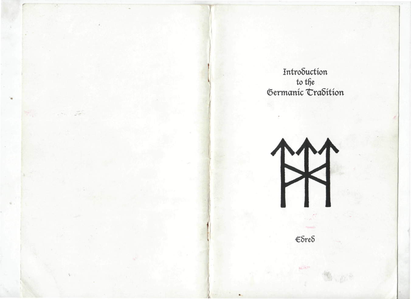 Edred Thorssonan-Introduction-To-The-Germanic-Tradition cover