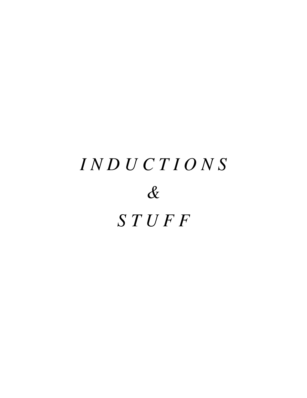 Hypnotic Inductions cover