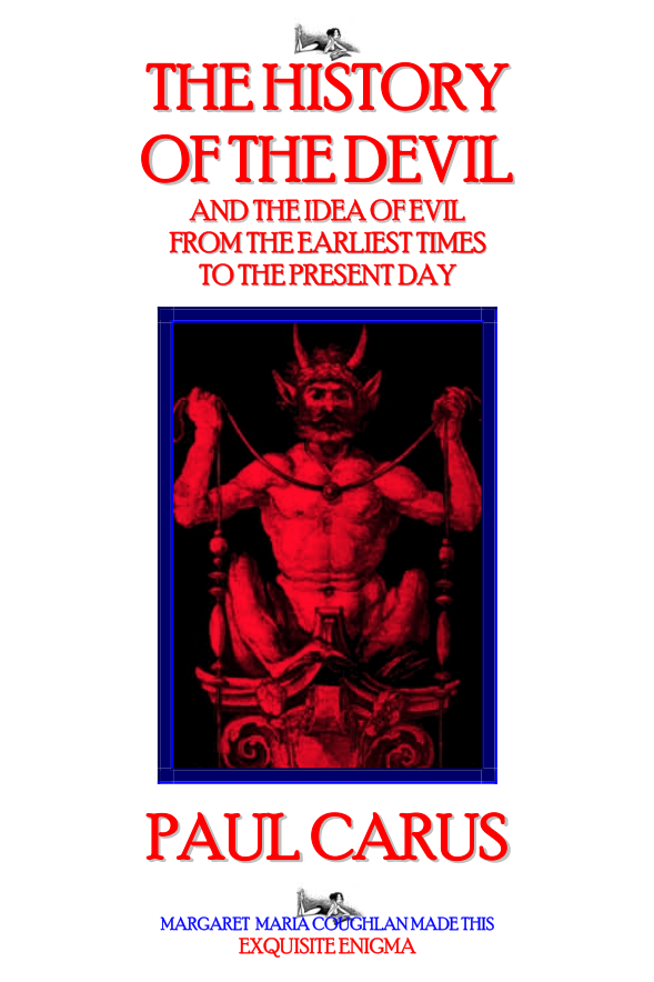 Carus, Paul - The History of the Devil cover