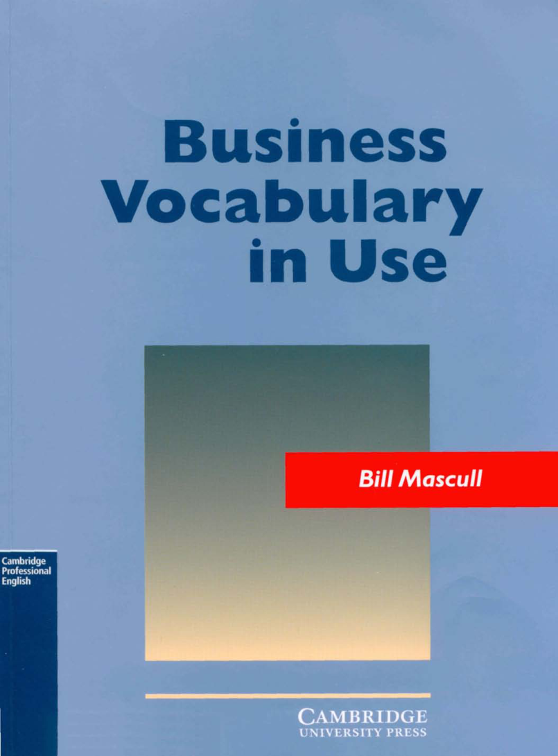 Business Vocabulary In Use cover