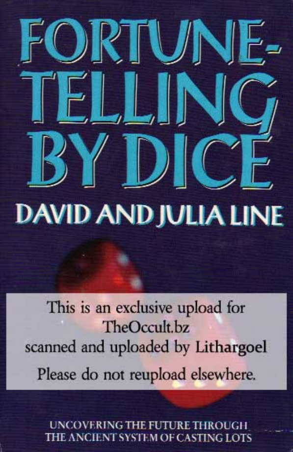 Fortune Telling By Dice cover