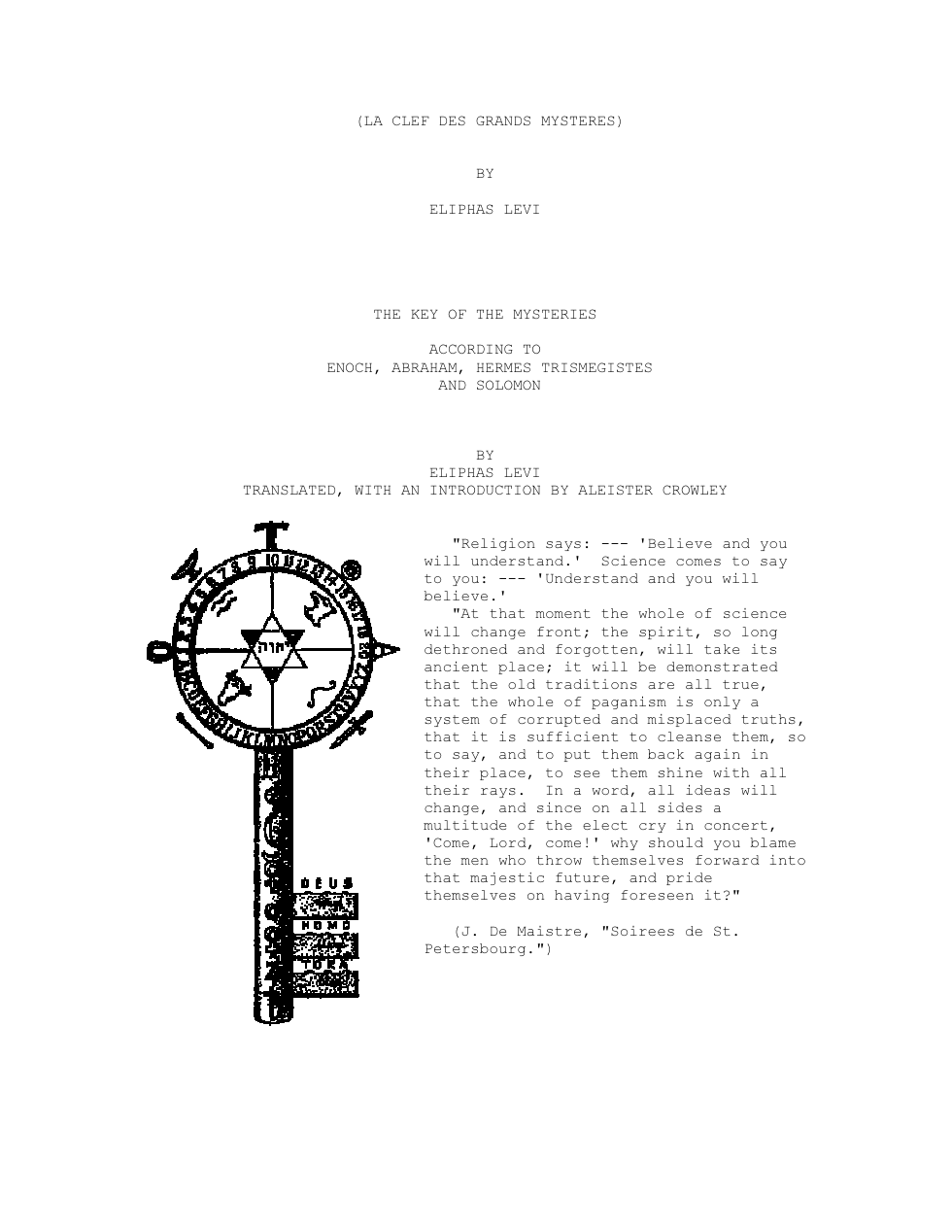 Key Mysteries cover
