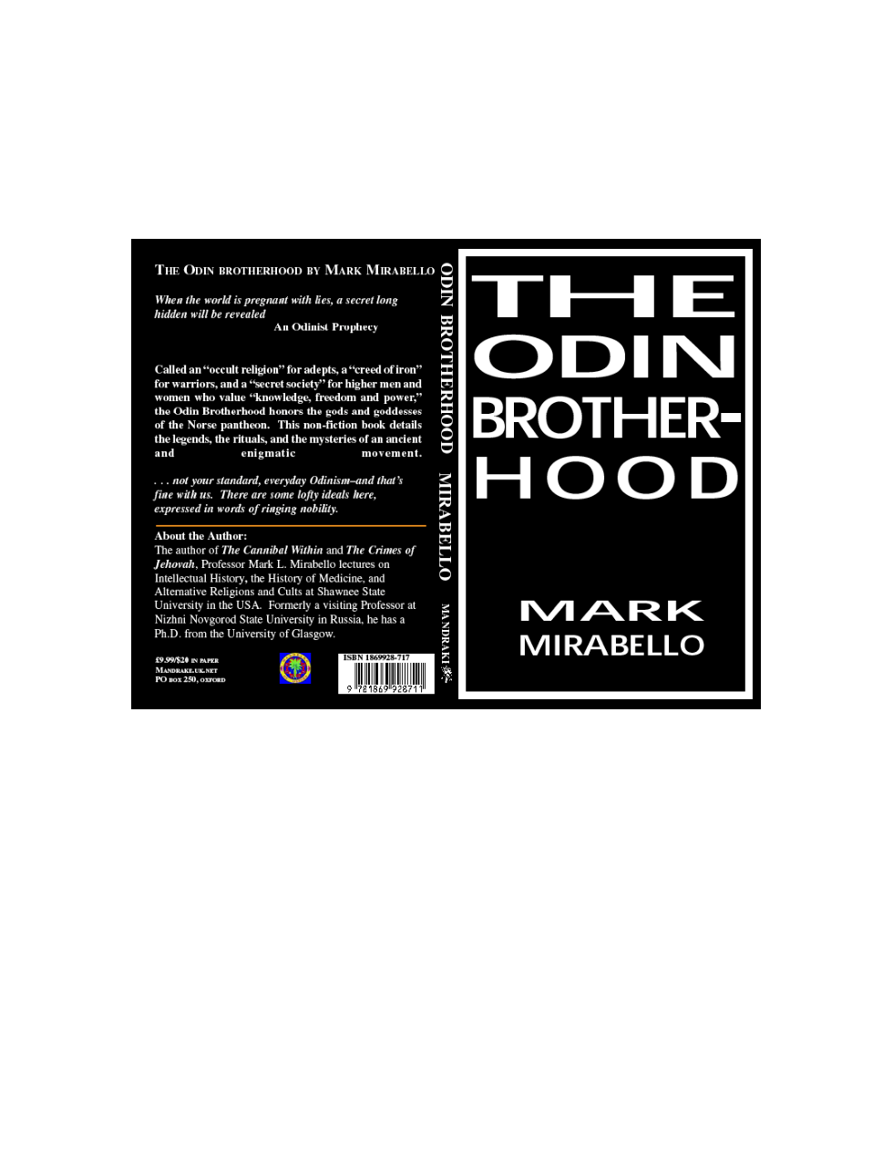Mark Mirabello - The Odin Brotherhood cover
