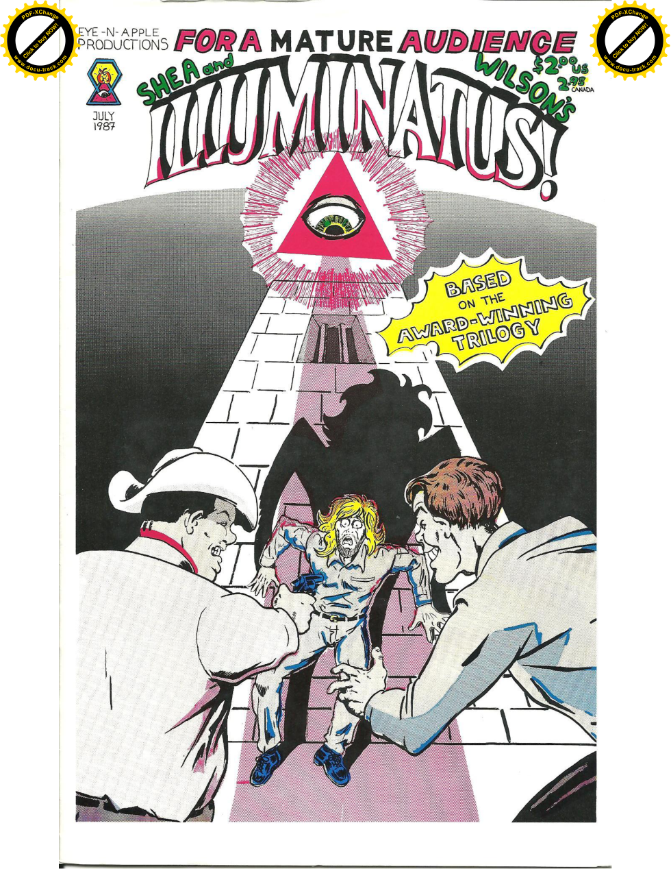 Robert Anton Wilson - Illuminatus Comic cover