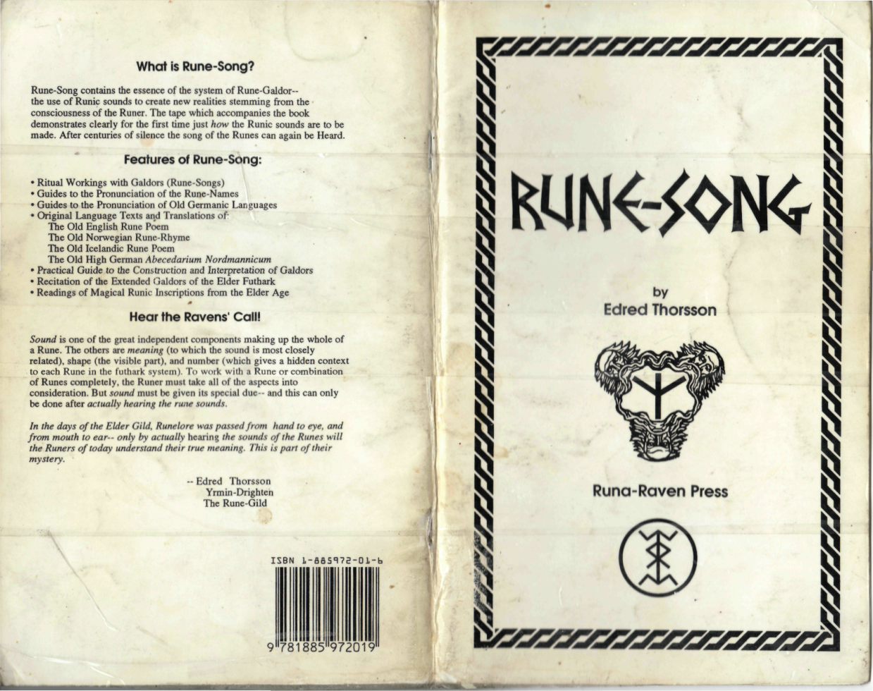 Edred Thorssonrune-Song-By-Yrmin-Drighten-Of-Rune-Gild cover