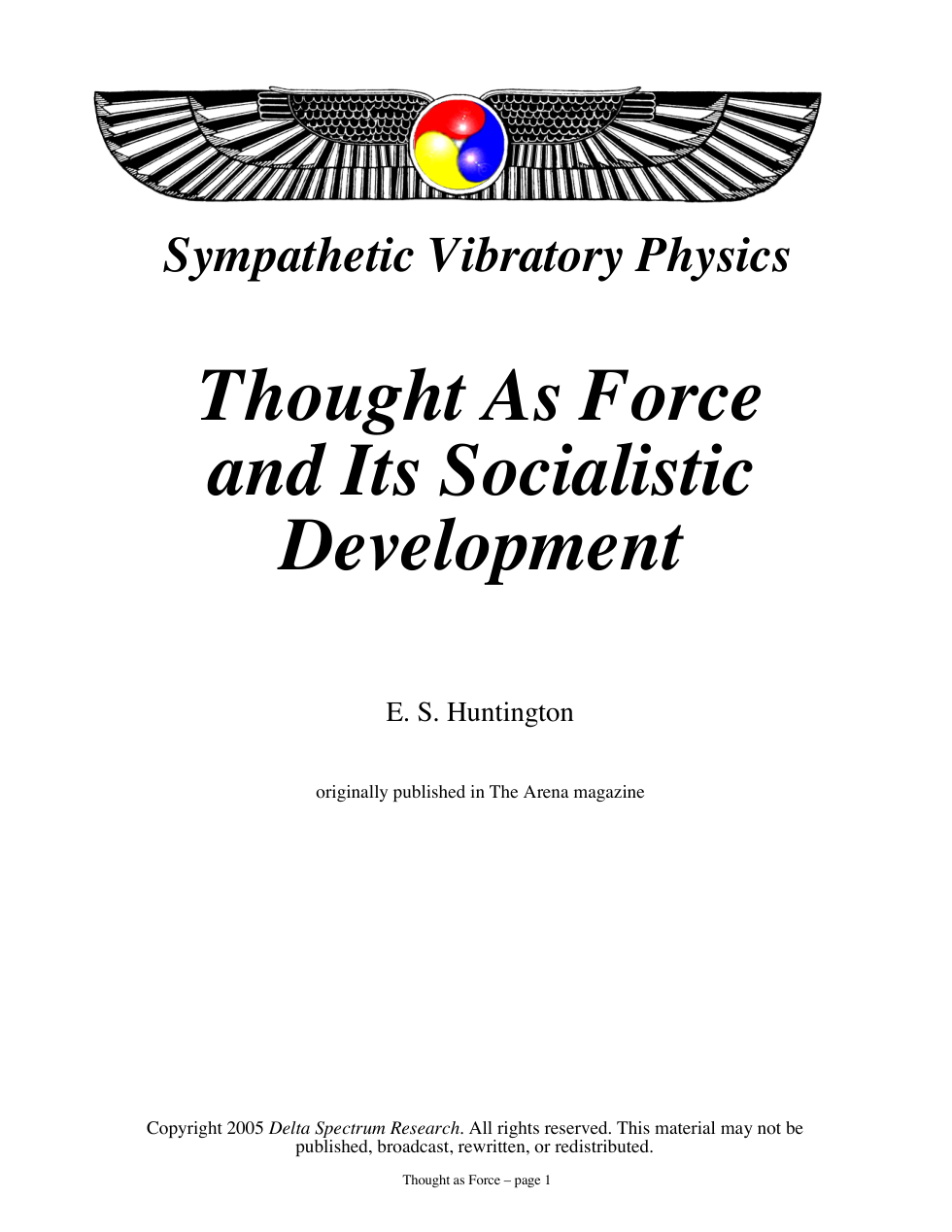 Thought cover