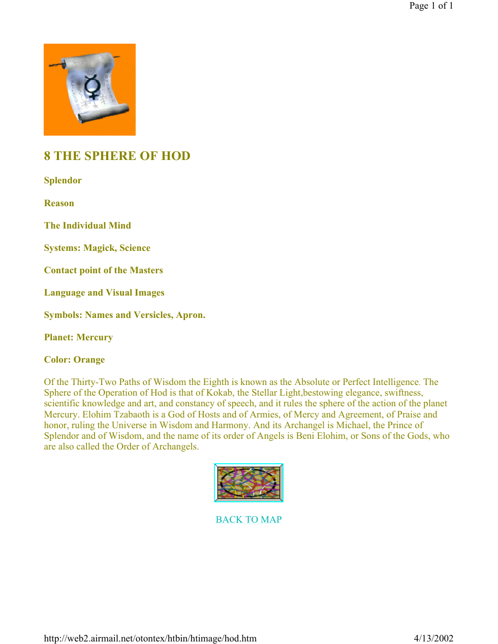 Sphere of 8 Hod cover