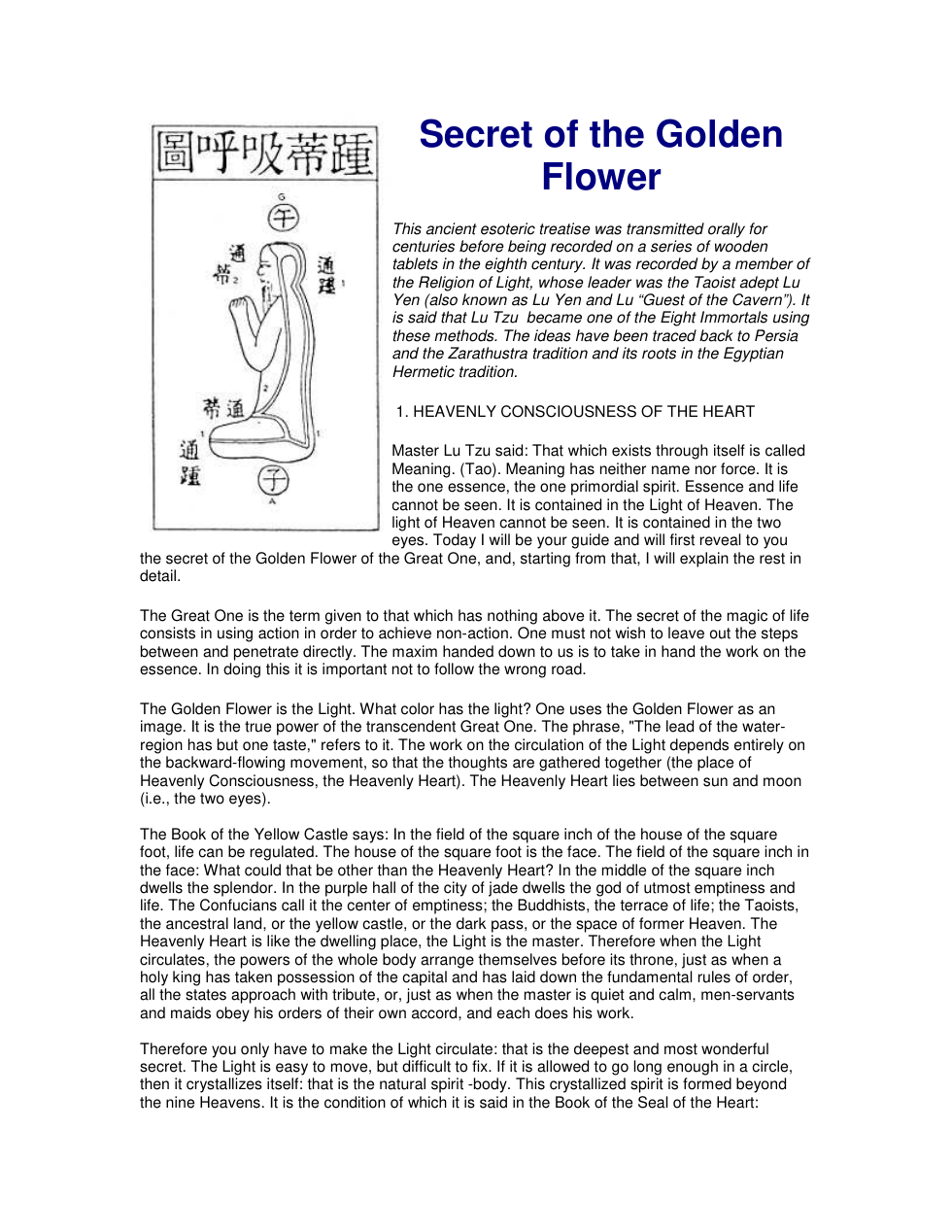 Secret of the Golden Flower cover