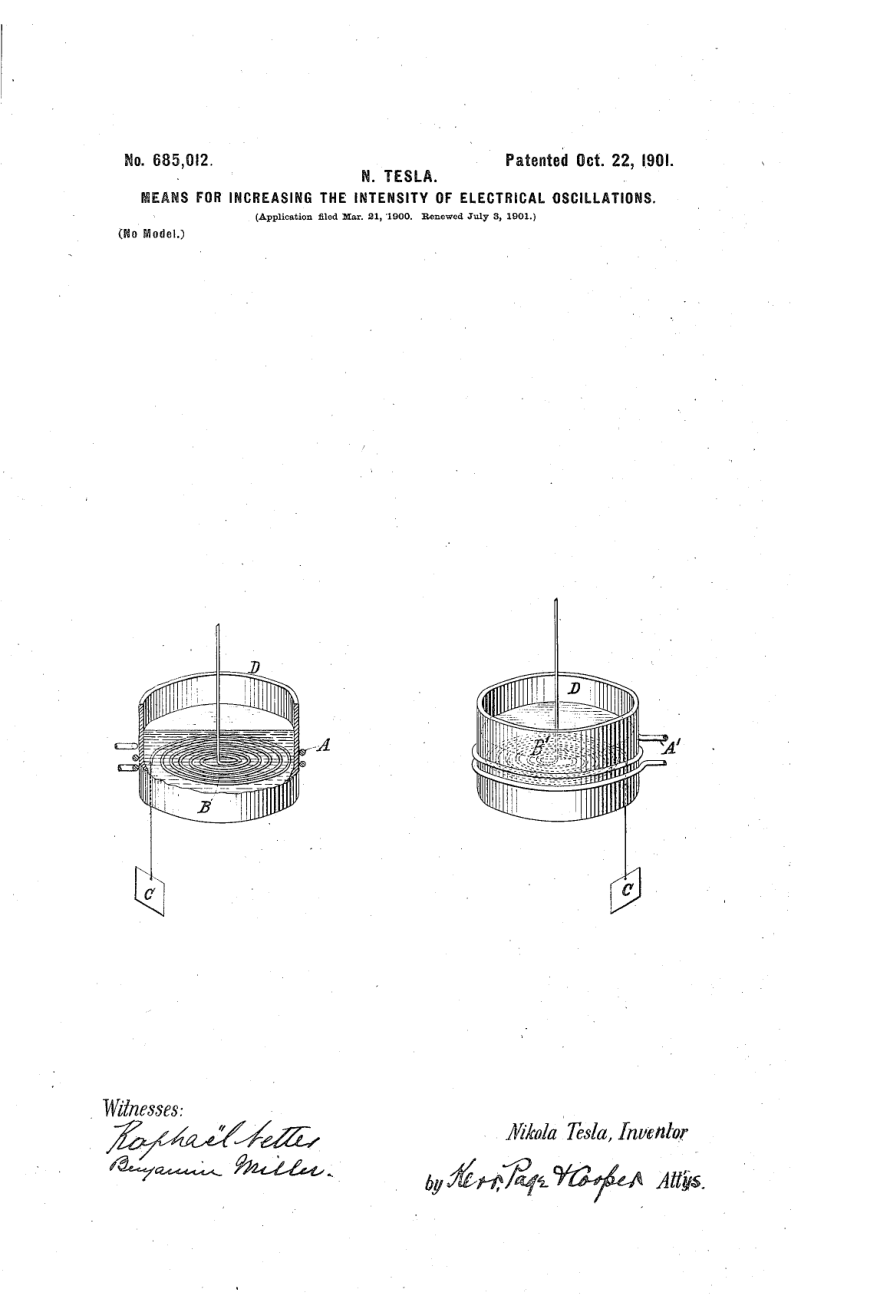 Tesla Patents - 00685012 cover