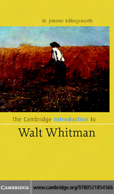 The Cambridge Introduction to Walt Whitman cover