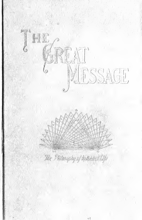 Harmonic Series - Volume 5 - The Great Message - Early Edition cover