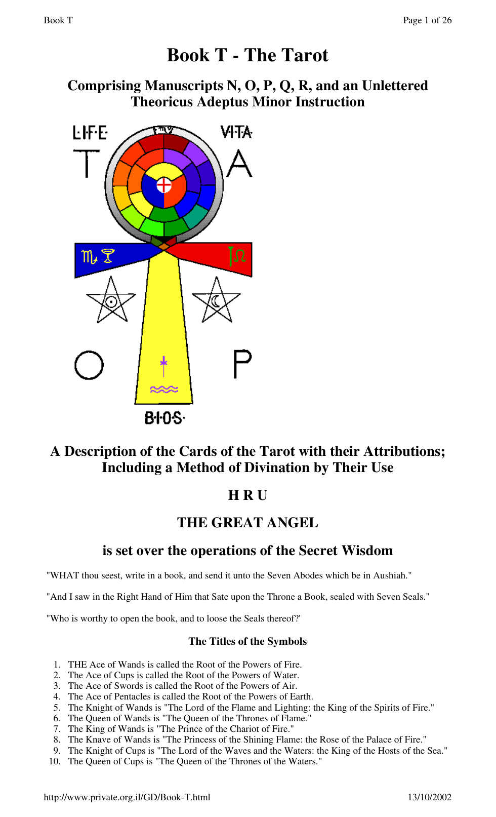 Book T cover