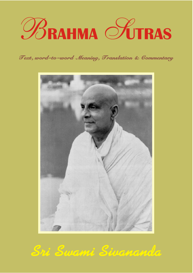 Brahma Sutras Swami Sivananda cover