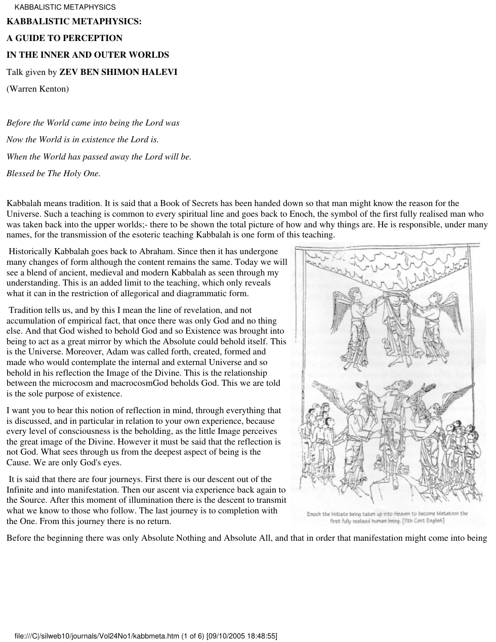 Kabbalistic Metaphysics cover