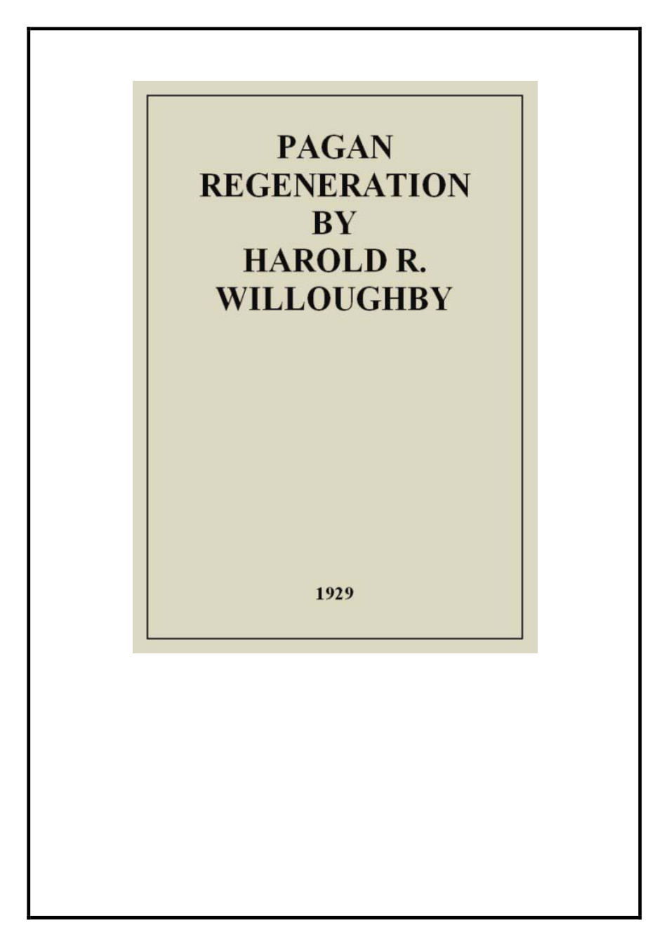 Pagan-Regeneration cover