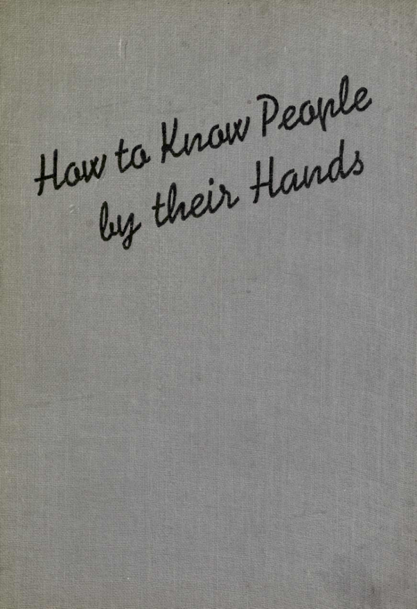 HowTo Know People By Their Hands - J Ranald cover