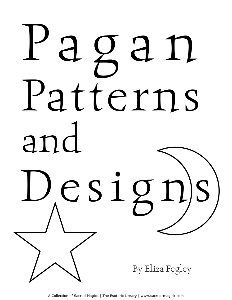 Pagan Patterns and Designs cover
