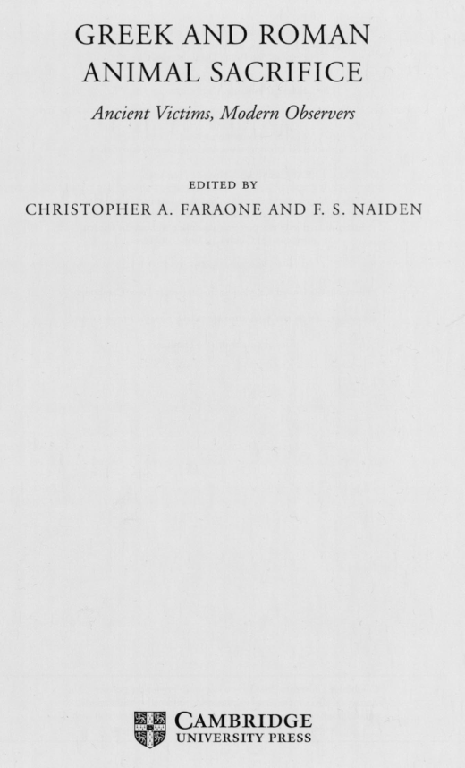 Sacrifice in Late Roman Art cover