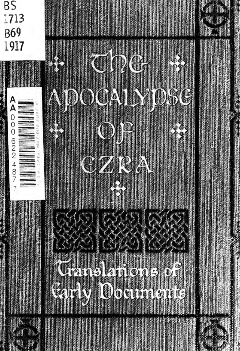 Apocalypse of Ezra cover