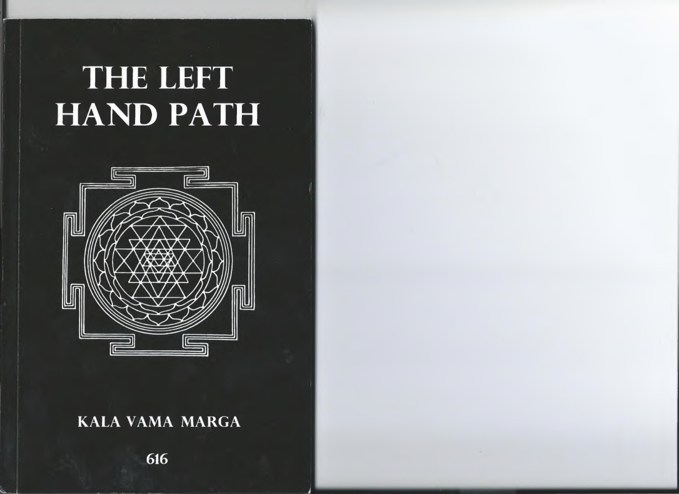 616 - The Left Hand Path - Kala Vama Marga 1 e cover