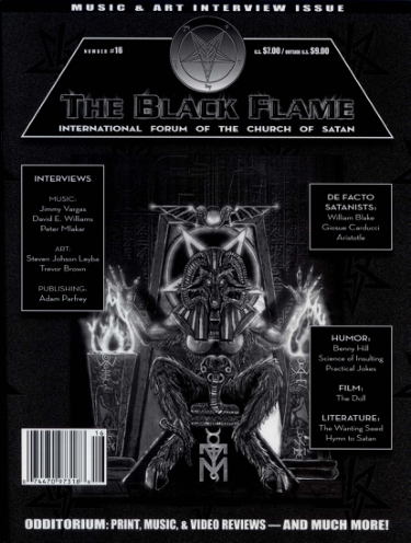 The Black Flame Issue 16, 2005 cover