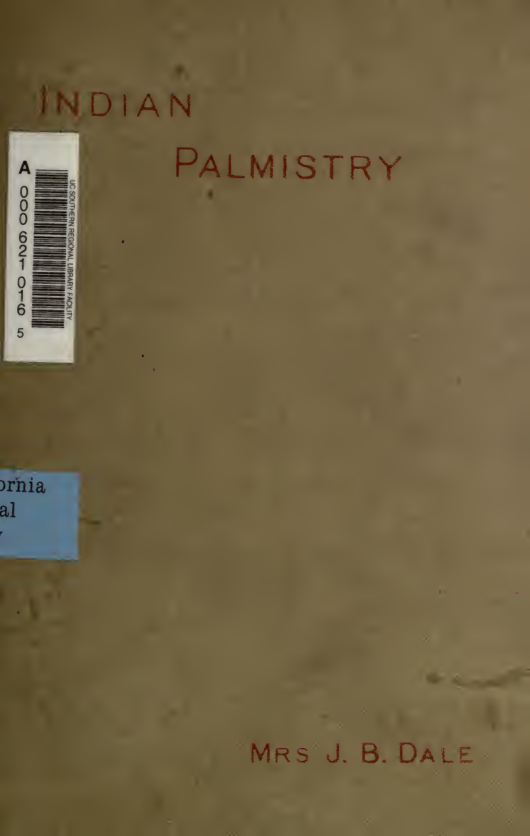 Indian Palmistry cover