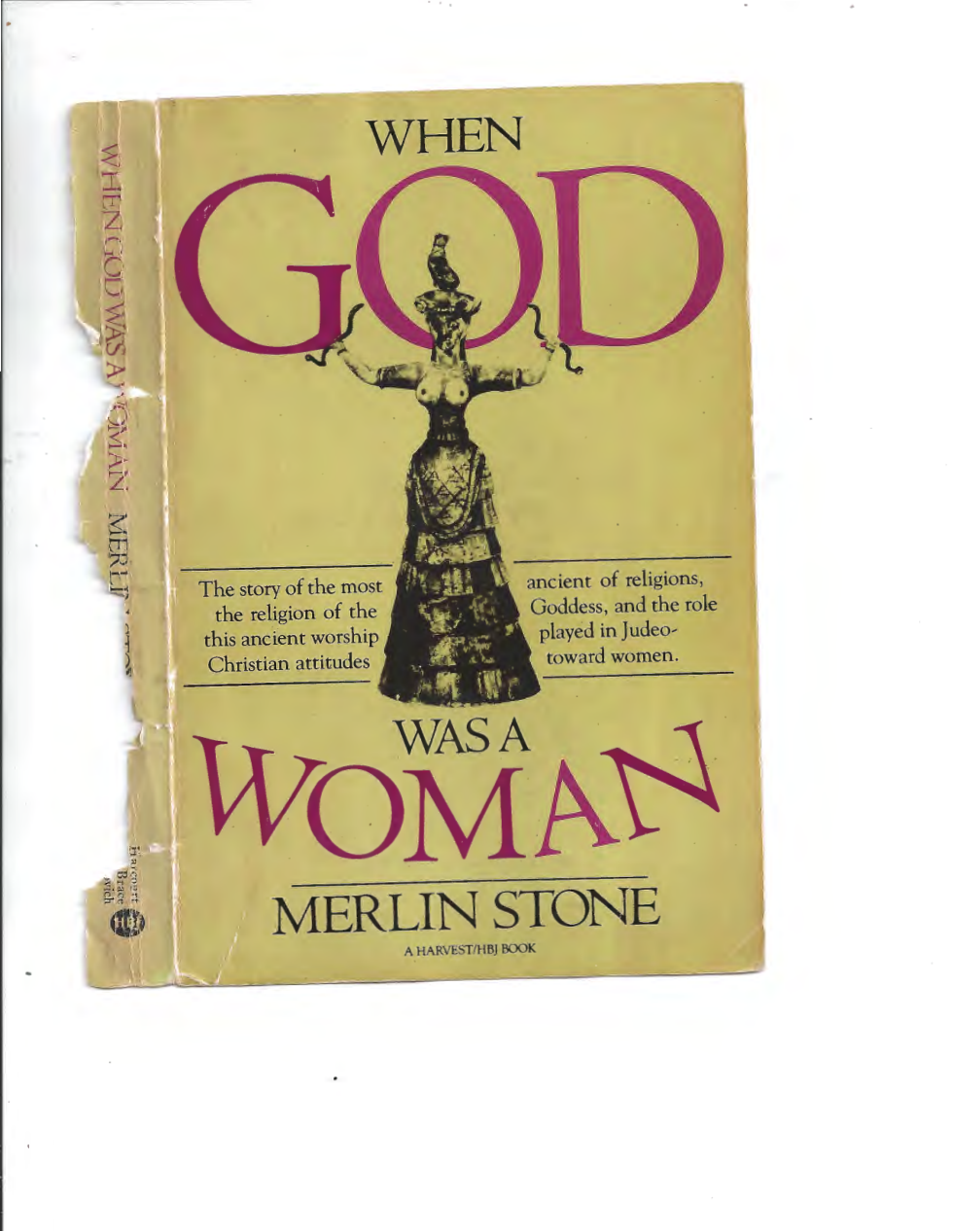 Merlin Stone - When God Was A Woman cover