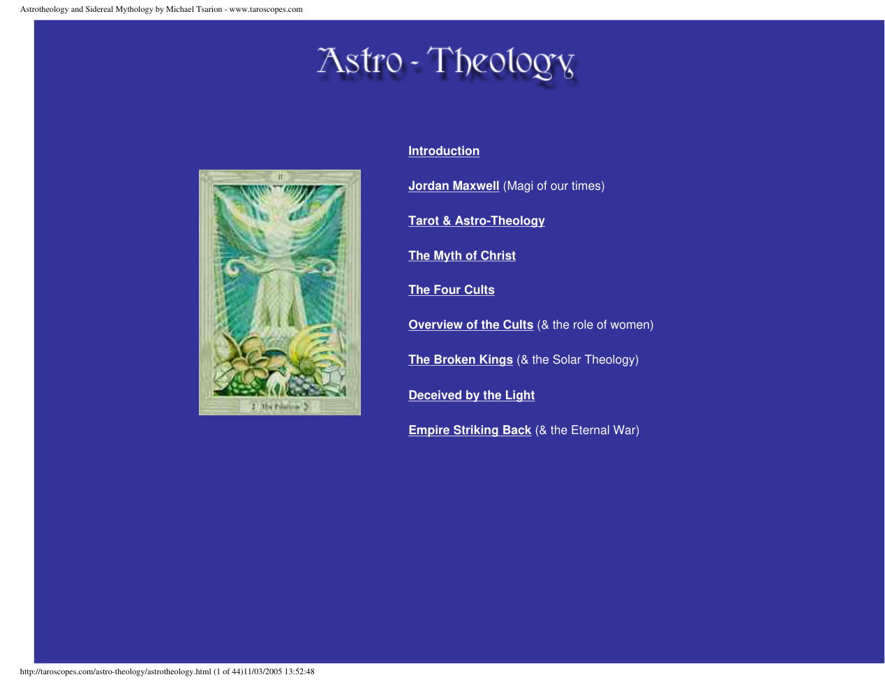 Michael Tsarion - Astrotheology - Part 1 cover