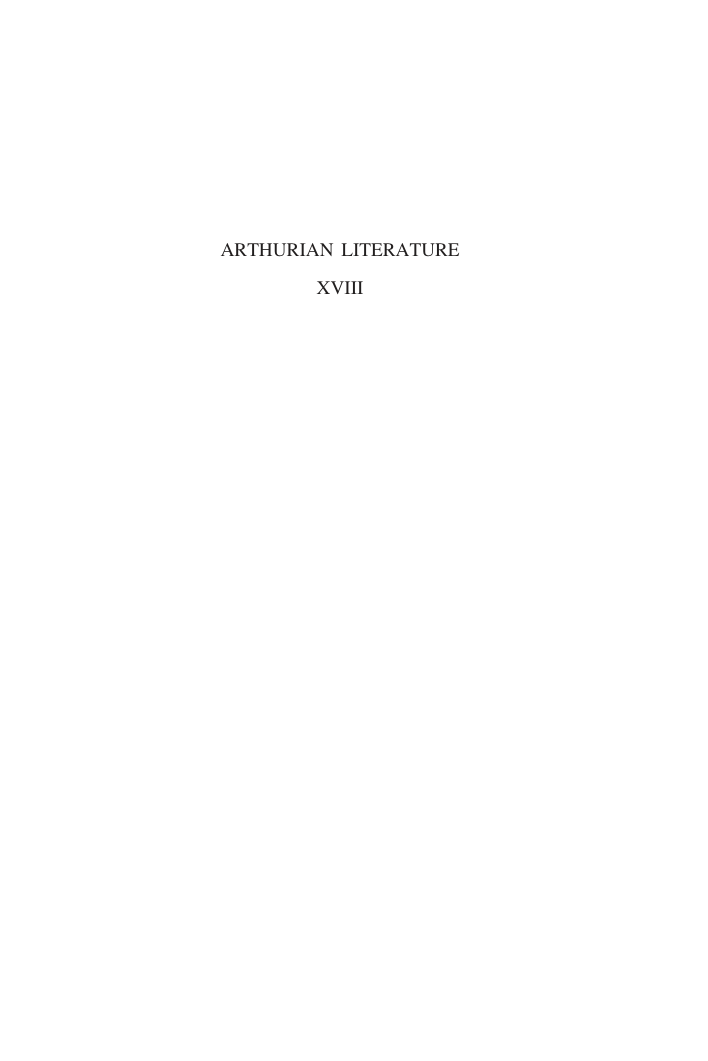 Keith Busby (Editor) - Arthurian Literature XVIII cover