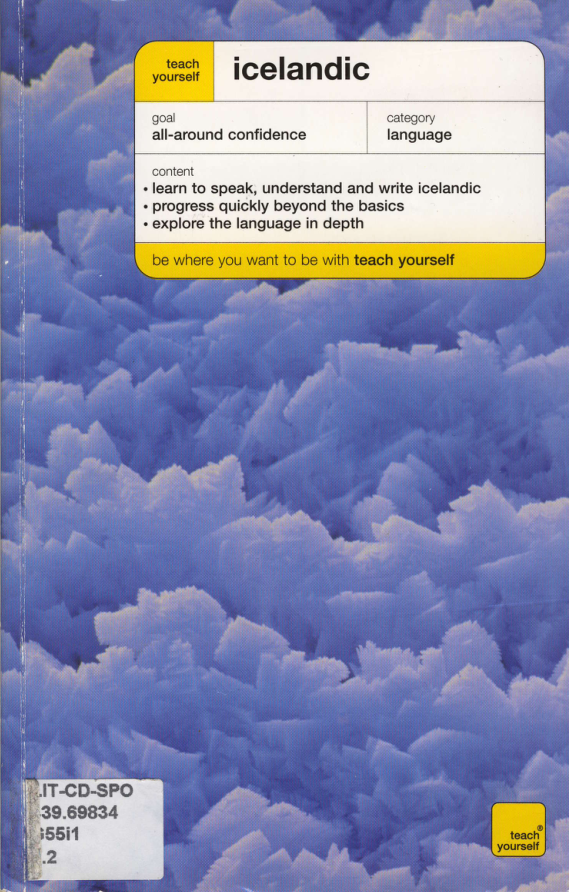 Teach yourself icelandic cover