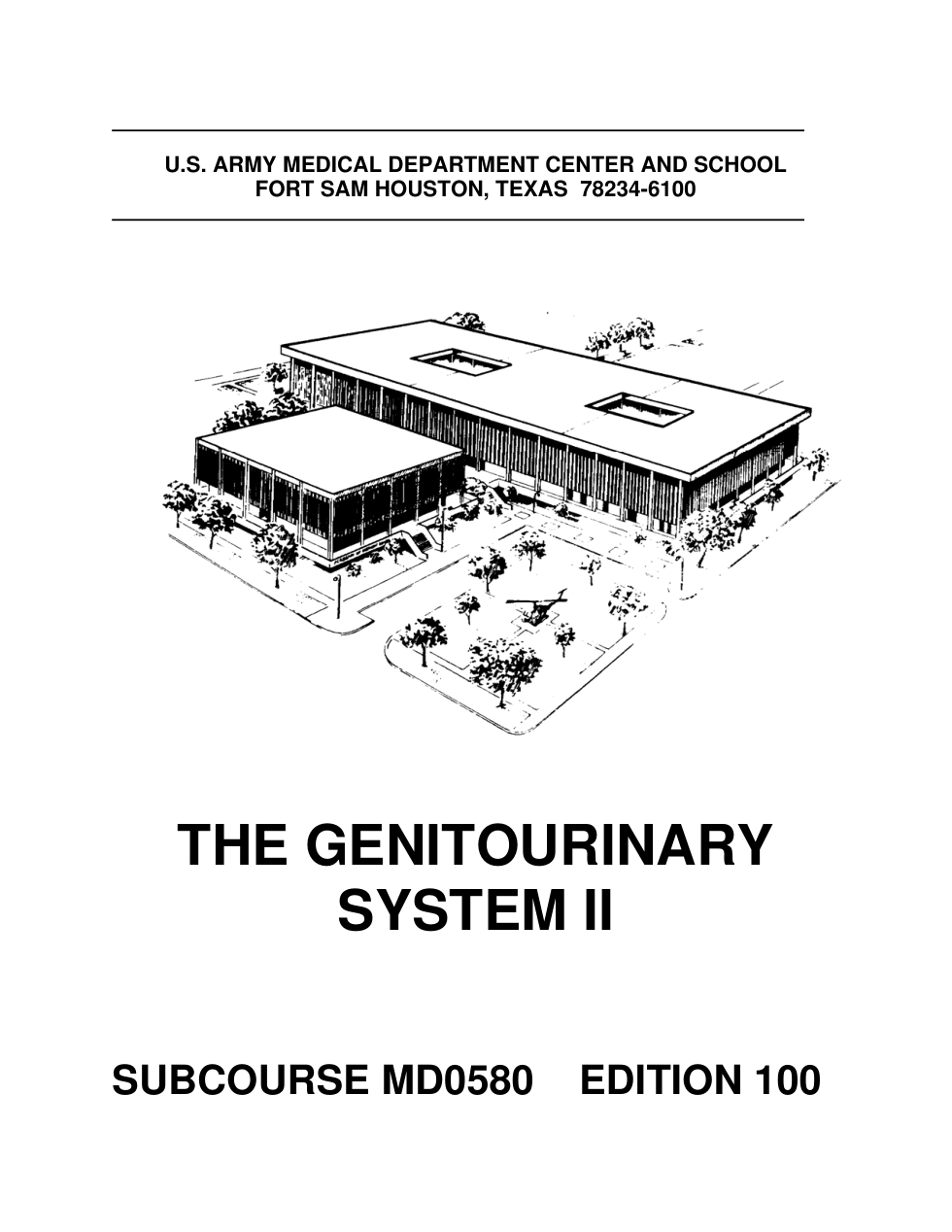ARMY Medical - The Genitourinary System II Ed.100 84pgs cover